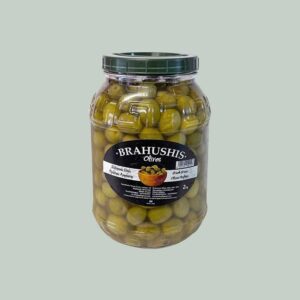 Ελιές πράσινες Αμφίσσης σε πλαστικό βάζο 2kg